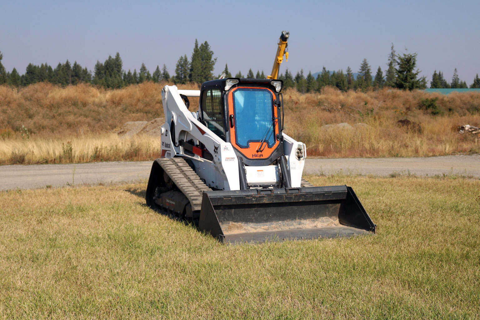 Bobcat T870 ~ Orange HEA Ballistic Door (1)