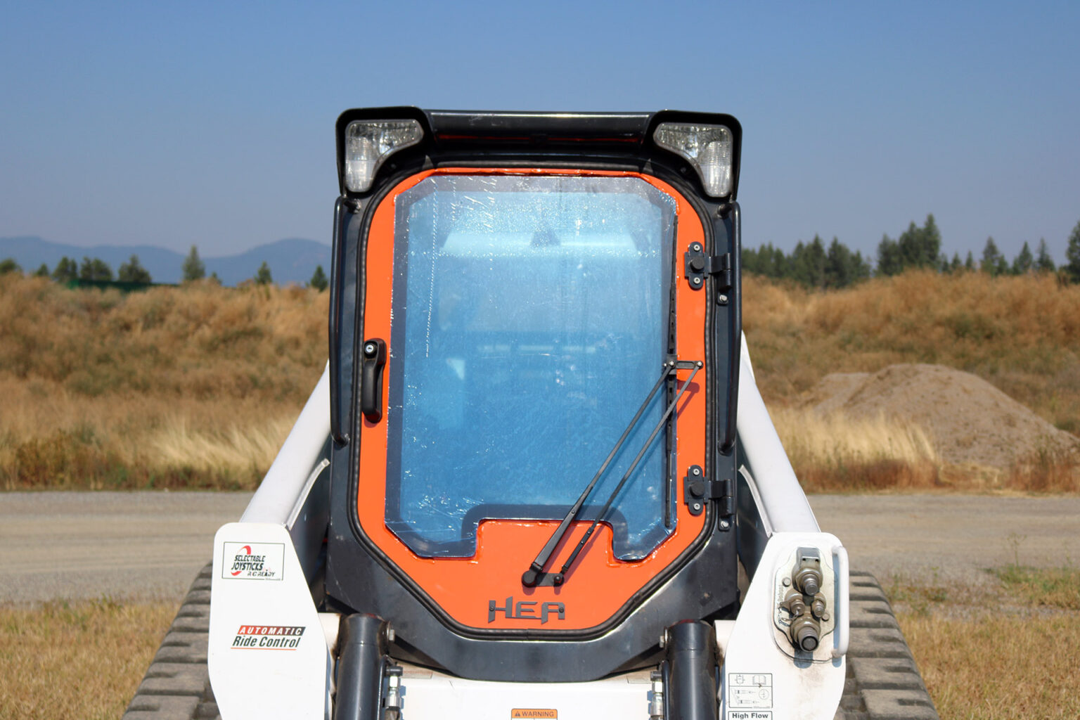 Bobcat T870 ~ Orange HEA Ballistic Door (16)