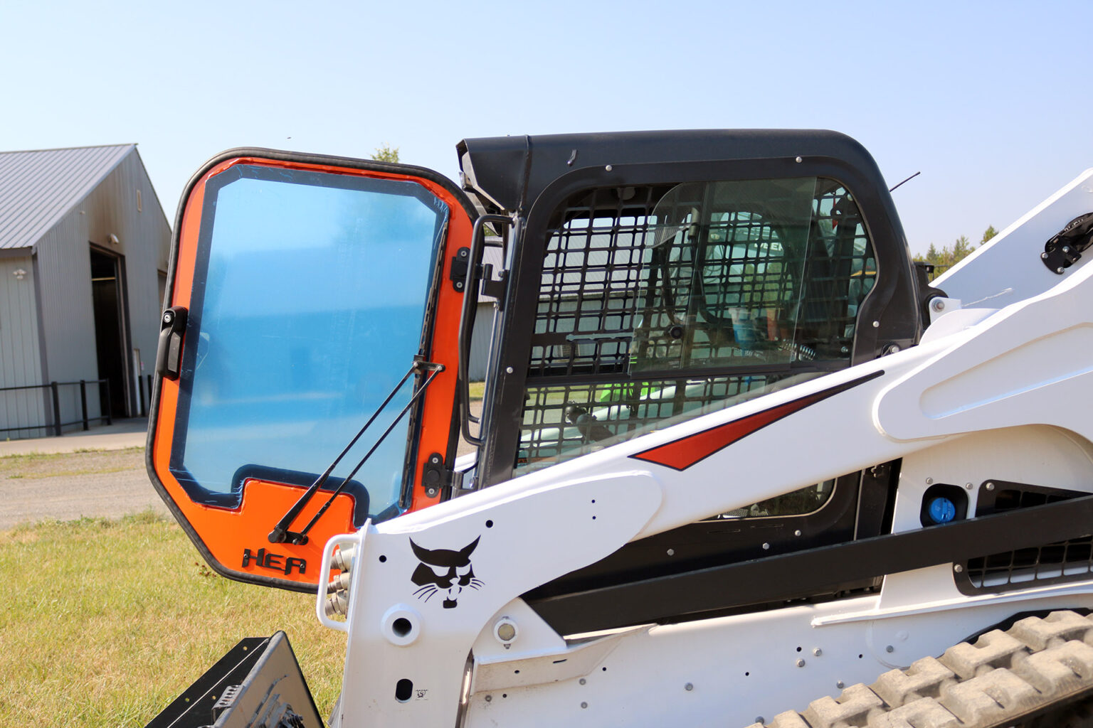 Bobcat T870 ~ Orange HEA Ballistic Door (31)