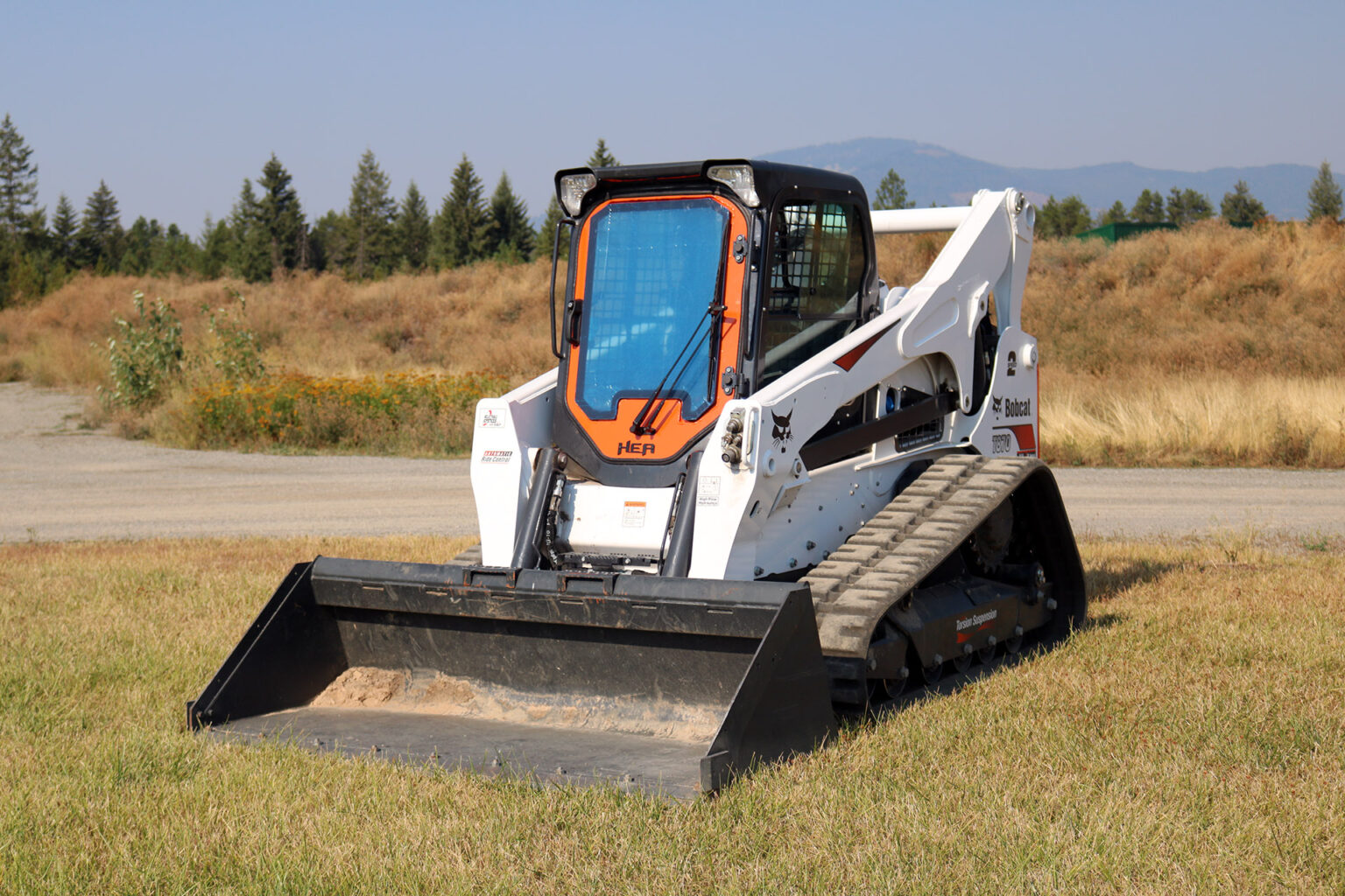 Bobcat T870 ~ Orange HEA Ballistic Door (9) copy