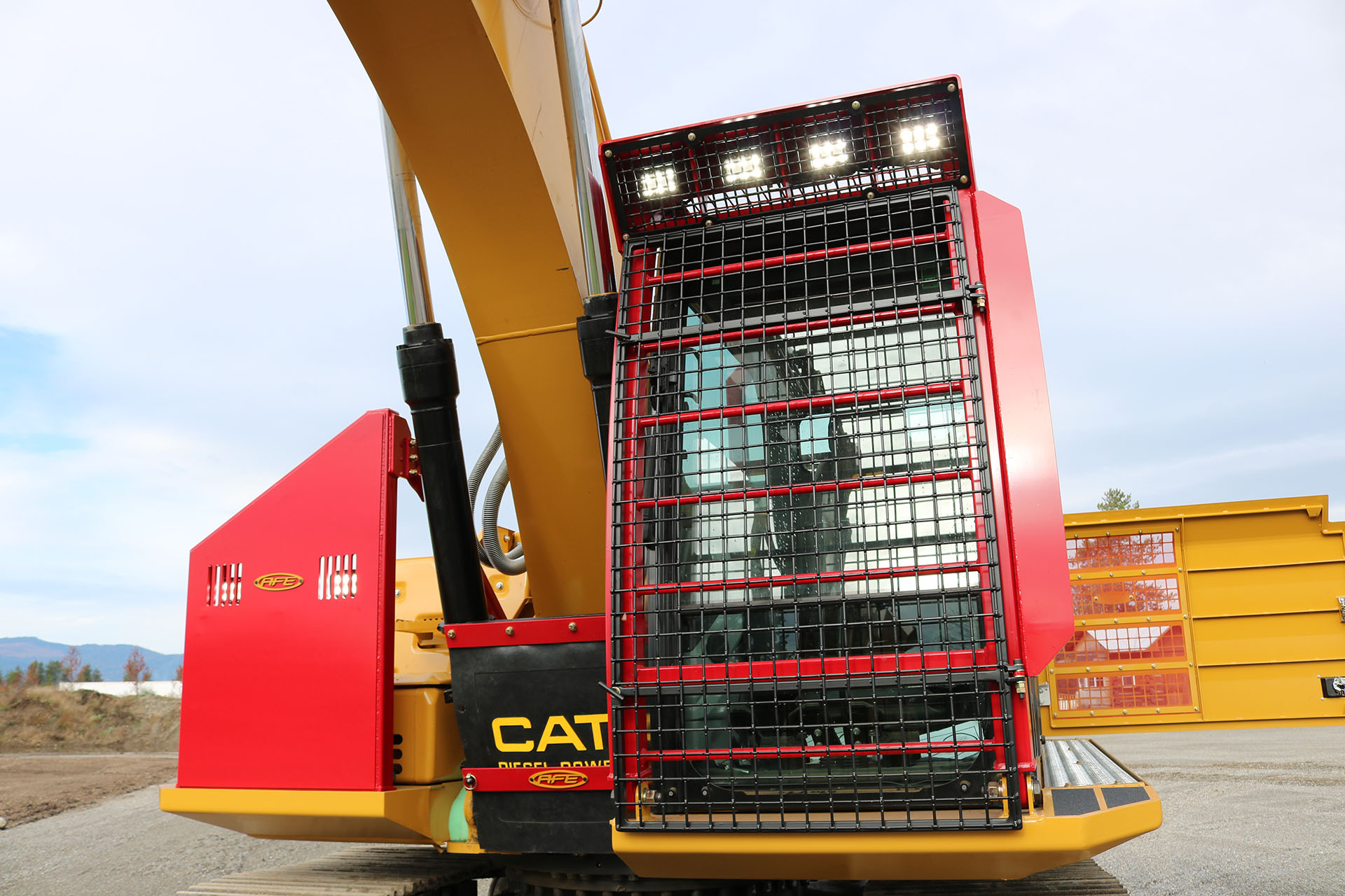 Cat 323FL Bolt on Excavator with Cab Guard