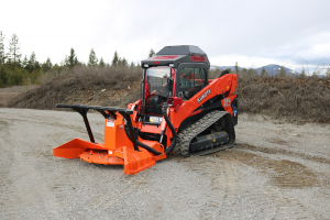 Kubota SVL 95-2 Defender Ballistic Door with Top Guard and Cooler