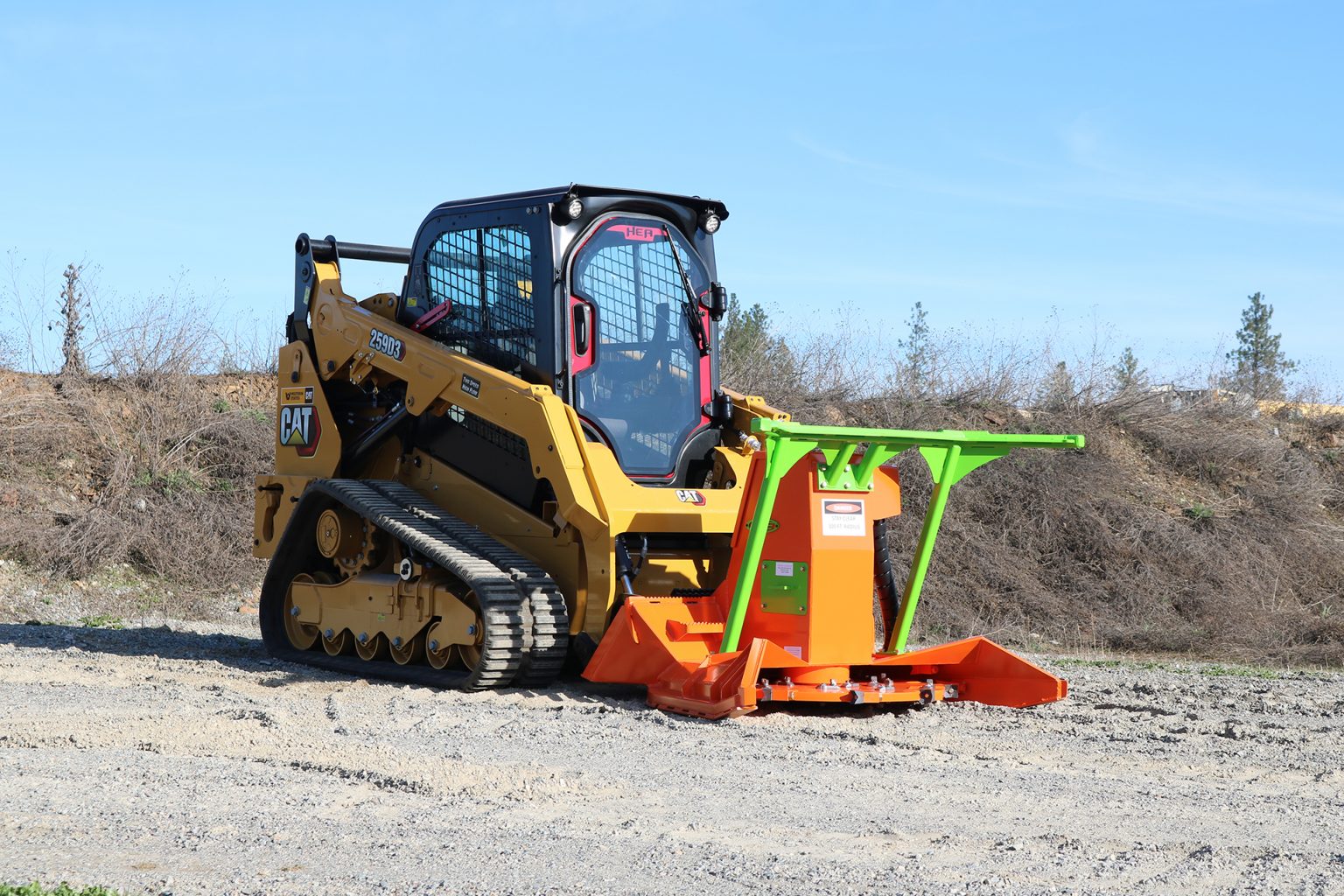 CAT 259D3 Defender Ballistic Door