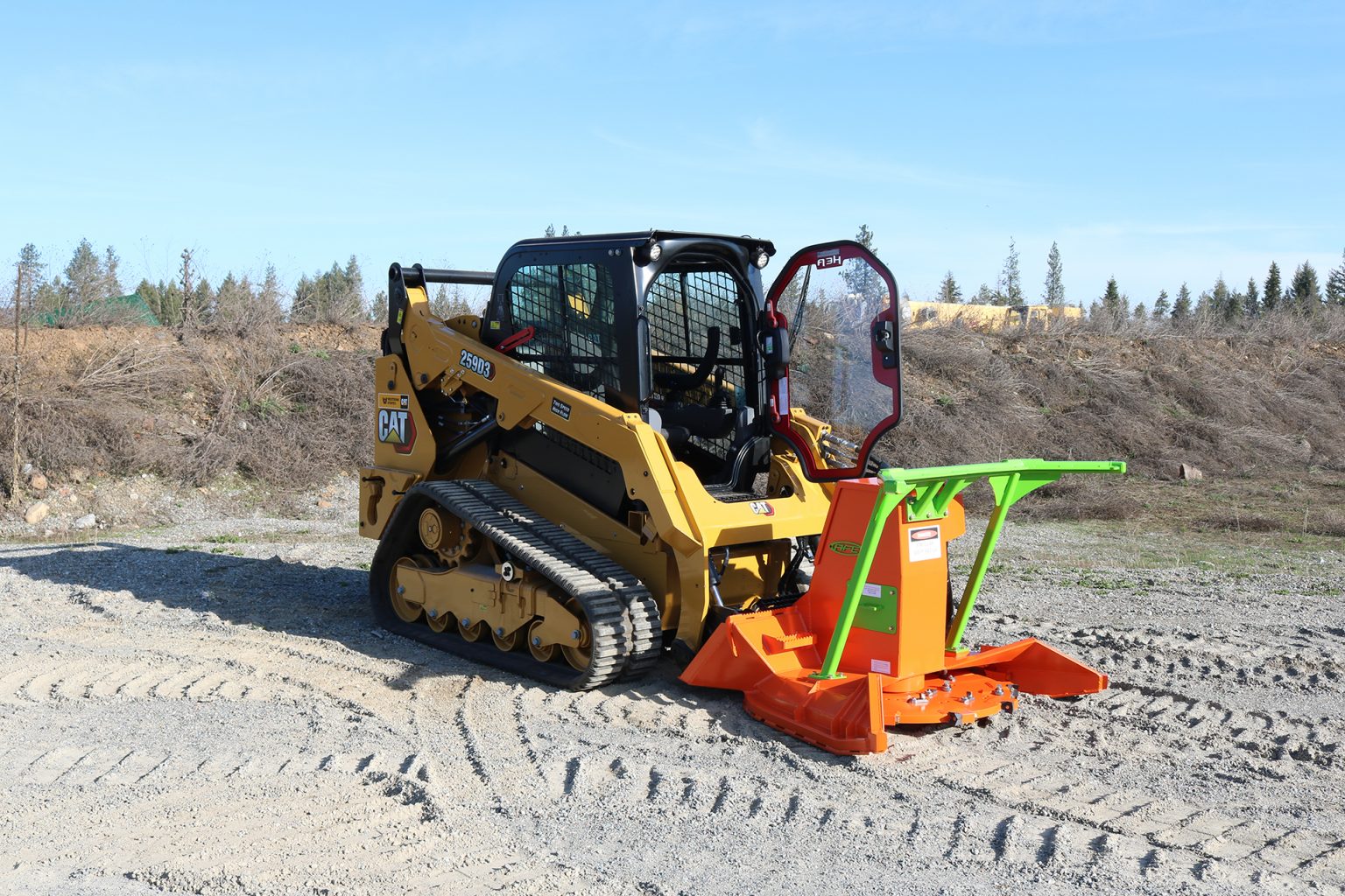 CAT 259D3 Defender Ballistic Door