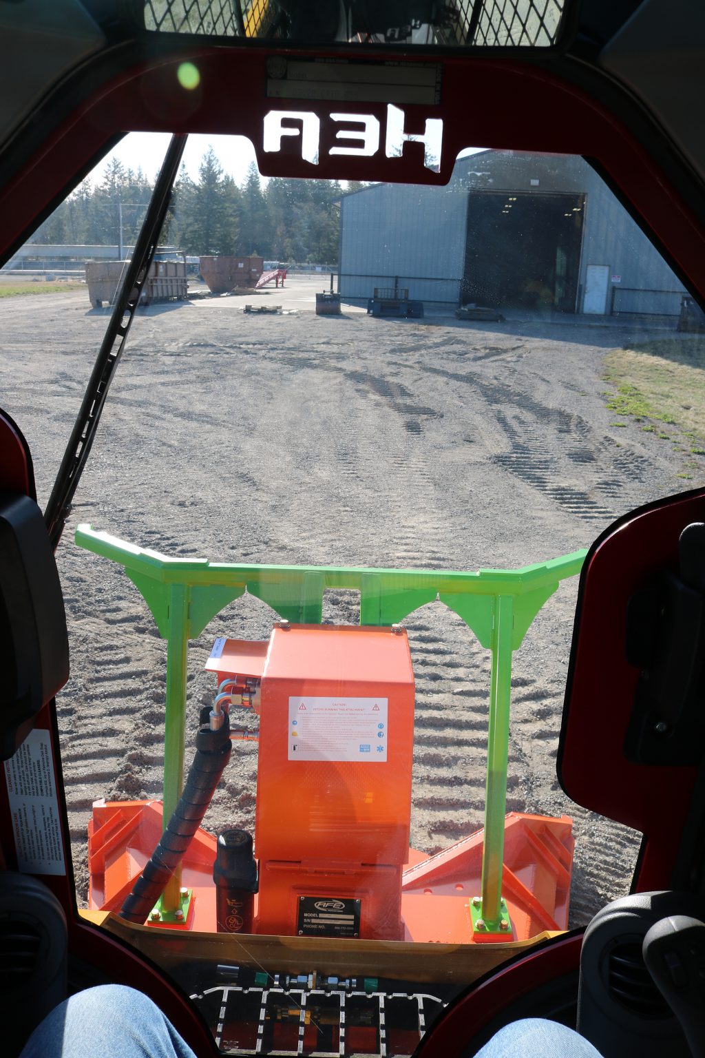 CAT 259D3 Defender Ballistic Door