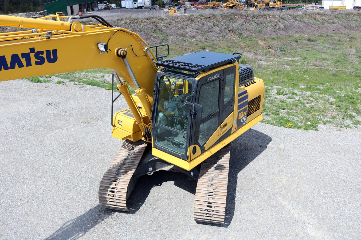 Komatsu 170LC Bolt on Top Guard and Screen