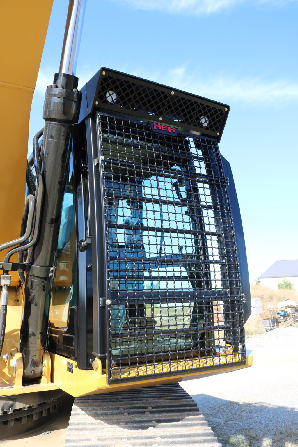 Caterpillar 336NG ~ Custom HEA Cab Guard and Running Boards Caterpillar 336NG ~ Custom HEA Cab Guard and Running Boards