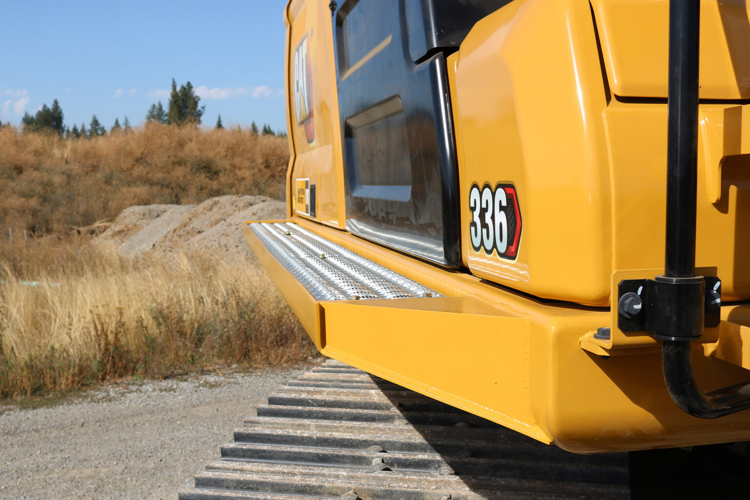Caterpillar 336NG ~ Custom HEA Cab Guard and Running Boards Caterpillar 336NG ~ Custom HEA Cab Guard and Running Boards