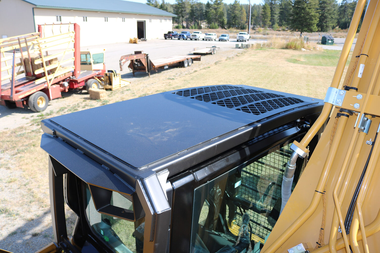 Caterpillar 336NG ~ Custom HEA Cab Guard and Running Boards Caterpillar 336NG ~ Custom HEA Cab Guard and Running Boards